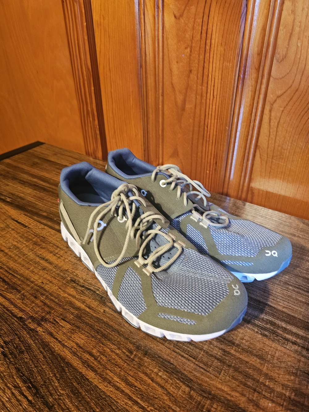 On Running Cloud Olive Green Men's Running Shoes